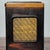 Yellow Wooden Tea Caddy Box With Woven Bamboo Panels and Sliding Lid For Sale - Image 8 of 9