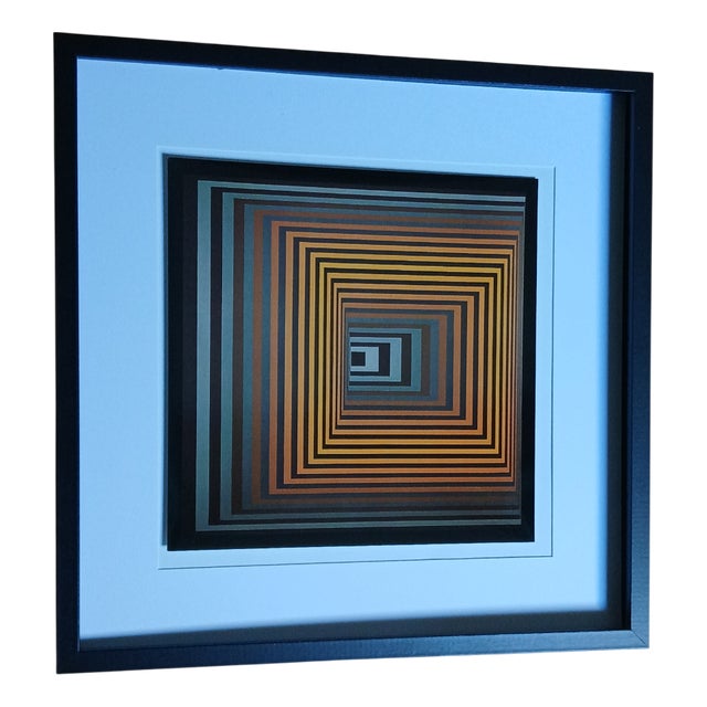 Victor Vasarely, Vonal, 1971, Serigraph, Framed For Sale