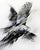 Crossing by Aaron Li-Hill | Aerosol and Acrylic of a bird in flight For Sale