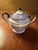 1930s Art Deco Fraunfelter China Lusterware Cream & Sugar Set - Purple & Black For Sale - Image 6 of 12