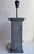 Metal Mid 20th Century Pair of Imposing Vintage French Zinc Column Lamps For Sale - Image 7 of 13