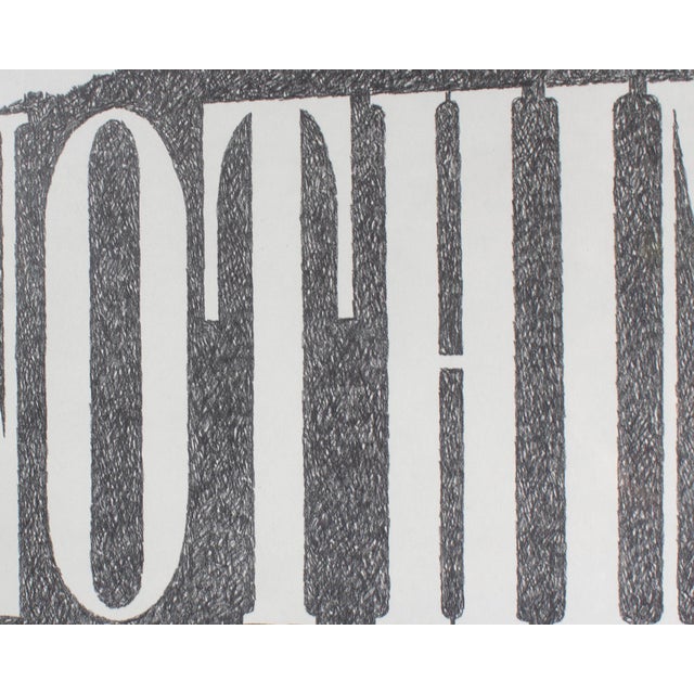 “Up With Nothing” Graphite Drawing by James Spencer Russell For Sale - Image 4 of 8