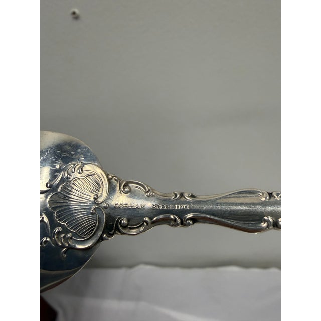 1960s Gorham "Strasbourg" Sterling Silver Flatware Service for 8 With Fitted Mahogany Chest - 95 Pieces For Sale - Image 9 of 12
