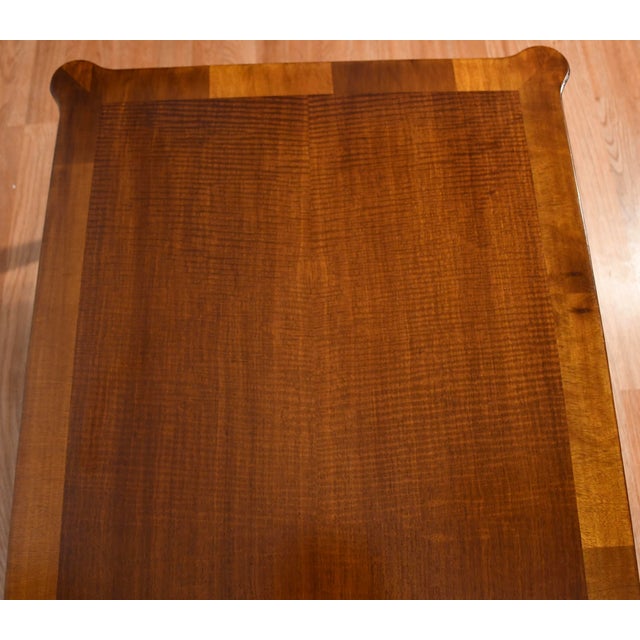 Henredon 1950s Henredon English Style Walnut Coffee Table For Sale - Image 4 of 18