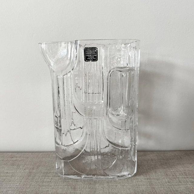 Vintage Crystal Bottle from Riedel For Sale - Image 4 of 8