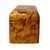 A handsome 19th century English faux tortoiseshell tea caddy, beautifully crafted with sterling silver trim and a matching...