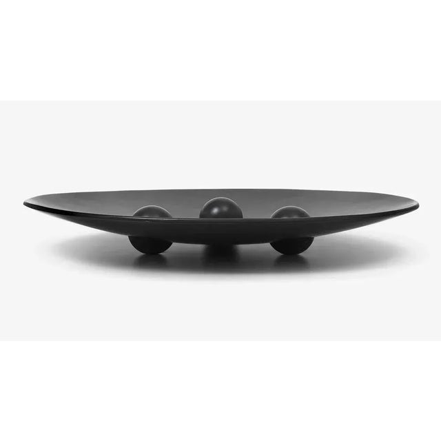 Tray object 003 by louise roe dimensions: ø 50 x h 8 cm. Materials: oxidized black iron. The roe studio tray object 003...