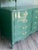 Green 1970’s French Provincial Green Lacquered Dresser of Nine Drawers For Sale - Image 8 of 14