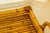Contemporary Vintage Large Pencil Rattan Bamboo Serving Tray With Handles For Sale - Image 3 of 12