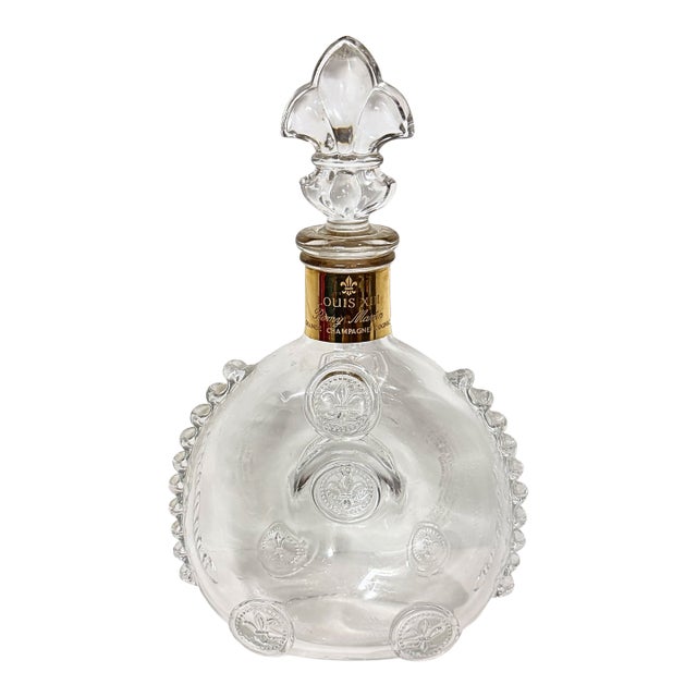 Authentic Louis XIII Rémy Martin Baccarat Crystal Decanter With Original Stopper For Sale