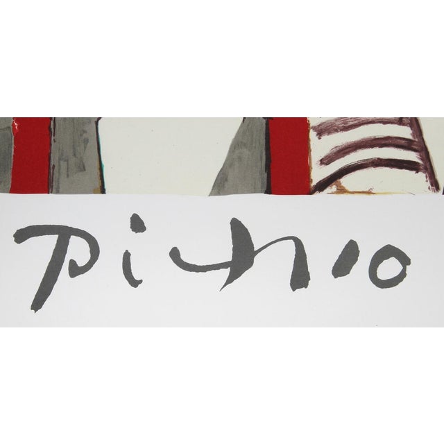 Spanish Personnage, 1980's Marina Picasso Estate Poster Collection After Pablo Picasso For Sale - Image 3 of 3