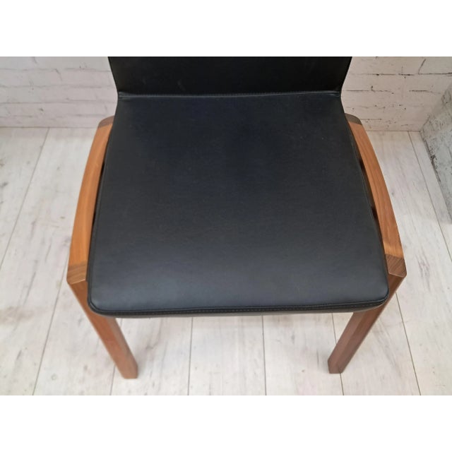 Vintage Desk Chair in Leather by Sven Christiansen, 1990s For Sale - Image 15 of 17