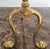 Pair of Brass Fireplace Andiron Set With Italian Artisanal Craftsmanship For Sale - Image 4 of 7