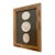 Italian Plaster Intaglios in 1880s Pine Frame For Sale