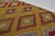 Small Vintage Geometric Kilim Rug For Sale - Image 4 of 10