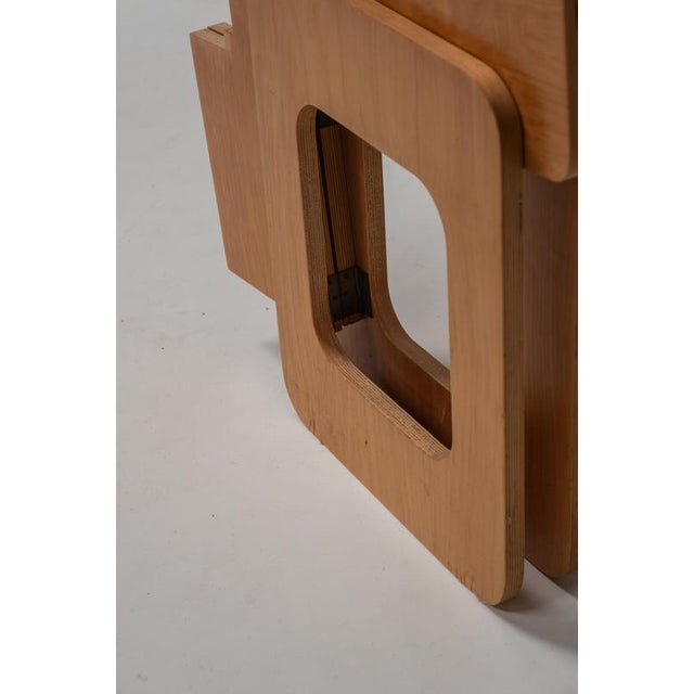 La Prora Folding Chair by Anonima Design for Bonetto, Italy, 1970s For Sale - Image 12 of 13