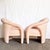 Vladimir Kagan Postmodern Sculpted Pink Lounge Chairs - A Pair For Sale - Image 4 of 9