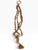 Vintage Brown Macramé Hanging Plant Holder With Tassel For Sale - Image 4 of 5
