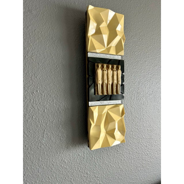 Early 21st Century Rare Patrick Meyer Modernist Figural Wall Sculpture For Sale - Image 5 of 6
