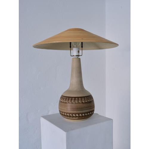 Ceramic Stoneware Table Lamp from Søholm, Denmark, 1960s For Sale - Image 7 of 8