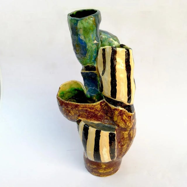 Sculptural Vase from Ceramica Fiorentina, 1950s For Sale - Image 13 of 13