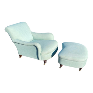 George Smith Jules Chair and Ottoman
