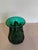 1980s 1980s Chet Cole Usa Hand Blown Abstract Forest Green Vase For Sale - Image 5 of 7