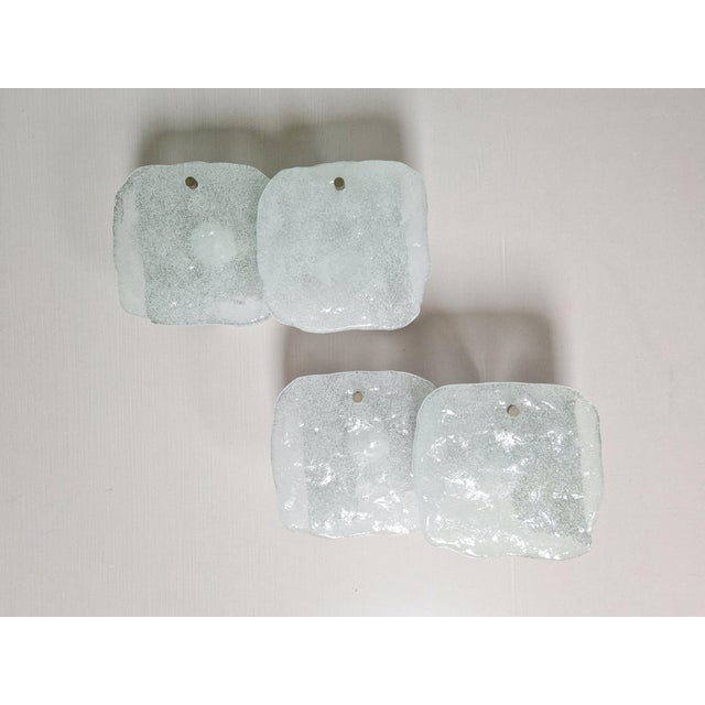 Frosted Glass Wall Sconces from Kalmar Francken KG, 1970s, Set of 2 For Sale - Image 6 of 13