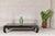 Early 21st Century Teak Wood Chow Legs Coffee Table with Custom Black Lacquer Finish For Sale - Image 5 of 12