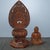 This is a meticulously hand-carved Chinese Buddha statue made from premium Boxwood (Huangyangmu), known for its dense...