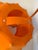 Orange Hanging Lamp from Ilka Plast, 1970s For Sale - Image 6 of 11