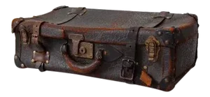Antique Leather Suitcase
