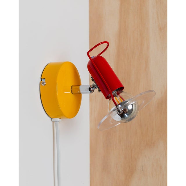 Vintage Postmodern Metal Wall Lamp from Paulmann, 1980s For Sale - Image 5 of 12