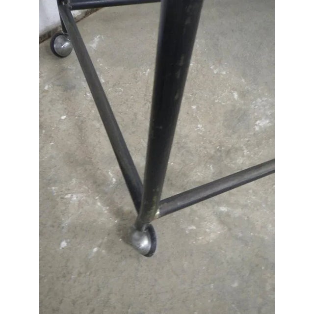 1950s Aluminum and Iron Coat Rack, 1950s For Sale - Image 5 of 9