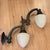 Vintage Pair of Cast Bronze Outdoor Sconces For Sale - Image 4 of 6