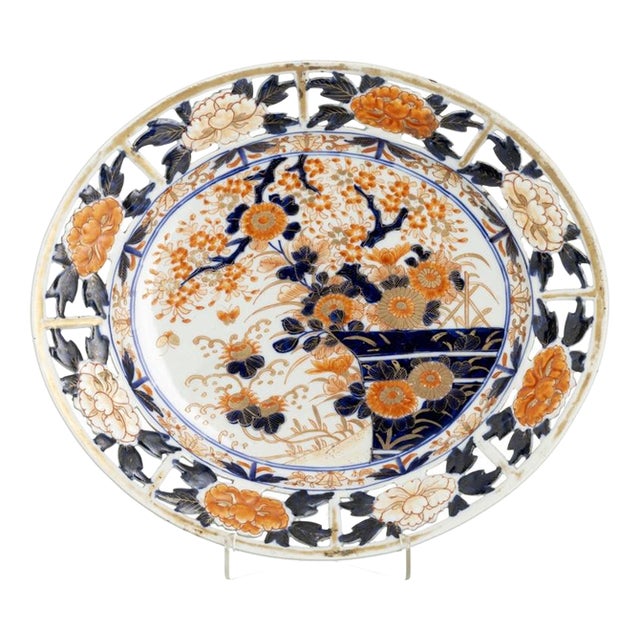 Japanese Porcelain Imari Platter For Sale