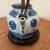 Antique Chinese Blue & White Porcelain Glazed Teapot W/Wire Bail Handles Surguch Stamp Wood Base For Sale - Image 10 of 12