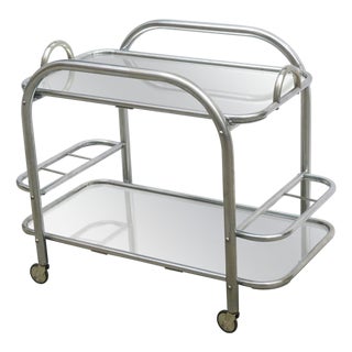 Art Deco Bar Cart Designed by Robert Mallet-Stevens, France 1930's For Sale