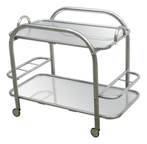 Art Deco Bar Cart Designed by Robert Mallet-Stevens, France 1930's