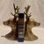 Virginia Metal Crafters Mid-Century Brass Stag Head Bookends - Set of 2 For Sale - Image 4 of 11