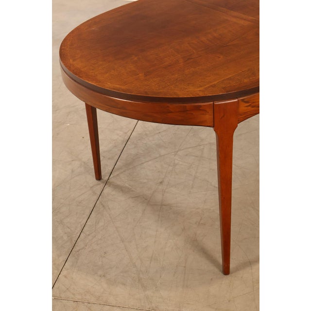 Lane 'Rhythm' Mid Century Modern Walnut Expandable Dining Table For Sale - Image 12 of 18