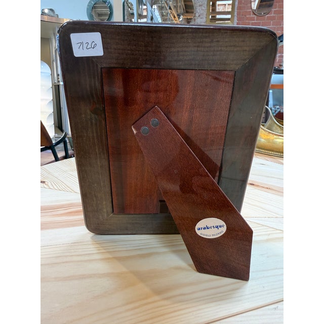 Modern Vintage Italian Brass Picture Frame by Arabesque Gioielli Palermo For Sale - Image 3 of 8