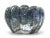 Blue Mouth-Blown Murano Glass Bowl with Framed Bubbles, 1960s For Sale - Image 8 of 13