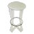 Vintage Lucite Ribbon Barstool in the Style of Karmel For Sale
