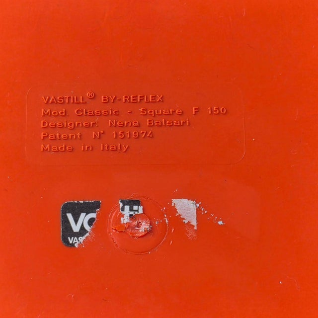 Vintage Square Jardinieres by Nena Balsari Vastill for Reflex, 1970s, Set of 4 For Sale - Image 9 of 10