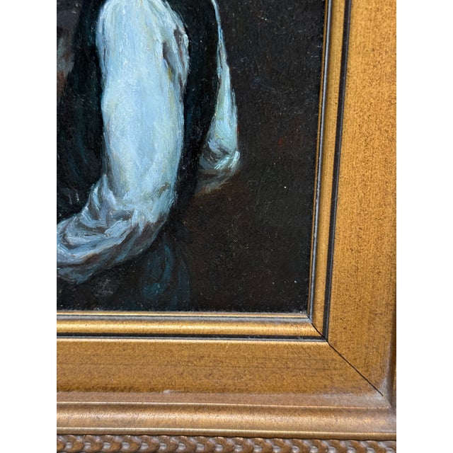 Frédéric Bazille Self-Portrait With Palette Reproduction Print, Framed For Sale In San Francisco - Image 6 of 12