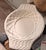 White Vintage White Ceramic Weaved Medium Sized Catch All Dish Italian For Sale - Image 8 of 12