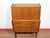 Brown Mid Century Modern Vintage Teak Secretaire Bureau Desk Danish Style For Sale - Image 8 of 15