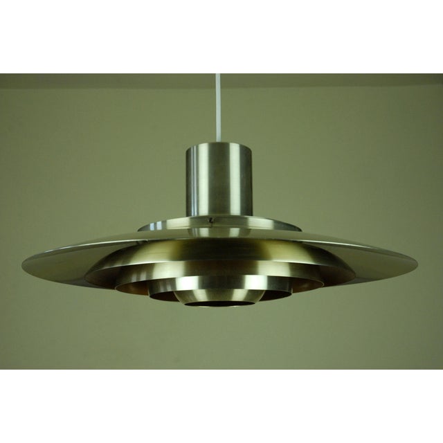 Pendant Lamp by Preben Fabricius and Jørgen Kastholm for Nordisk Solar Compagni, Denmark, 1980s For Sale - Image 4 of 12