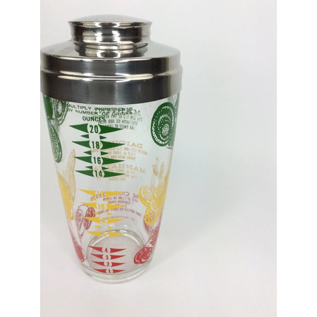 Vintage Mr Bartender Recipe Cocktail Shaker For Sale - Image 4 of 5